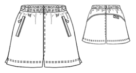 example - #6119 Shorts with yoke