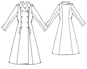 example - #5314 Faux sheepskin coat