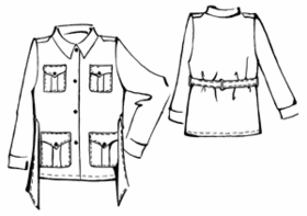 example - #5304 Safari jacket