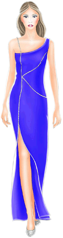 preview - #5214 Blue dress