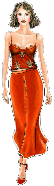 preview - #5135 Red skirt