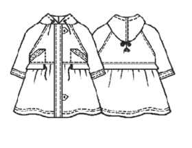 example - #7029 Raglan Sleeve Raincoat