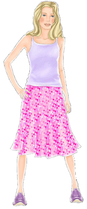 preview - #7067 Bell Skirt