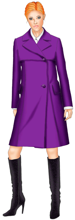 preview - #5484 Double-breast raincoat with yoke