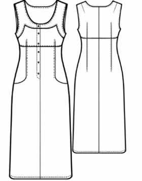 example - #5617 Sleeveless Dress