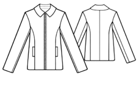 example - #5610 Zipper Jacket