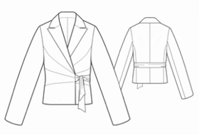 example - #5535 Side-Tie Jacket