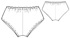 example - #5255 Knit Set (Panties)
