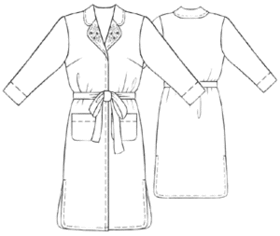 example - #5260 Silk Bathrobe