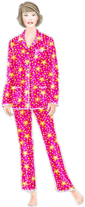 preview - #5262 Silk Pajama (Jacket)