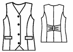 example - #5016 Tailored vest