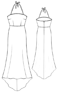 example - #5213 The light open dress