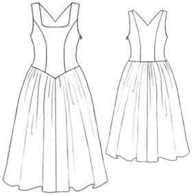 example - #5215 Evening dress