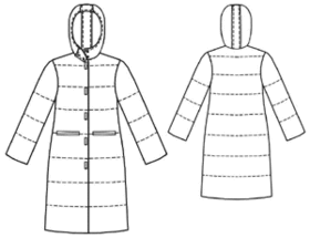 example - #7063 Padded coat
