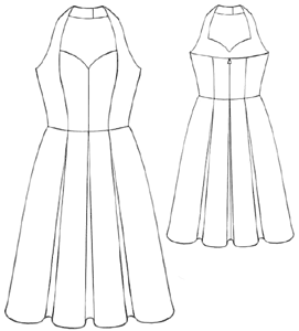 example - #5195 Ball-dress