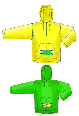 preview - #6103 Windbreaker jacket with hood
