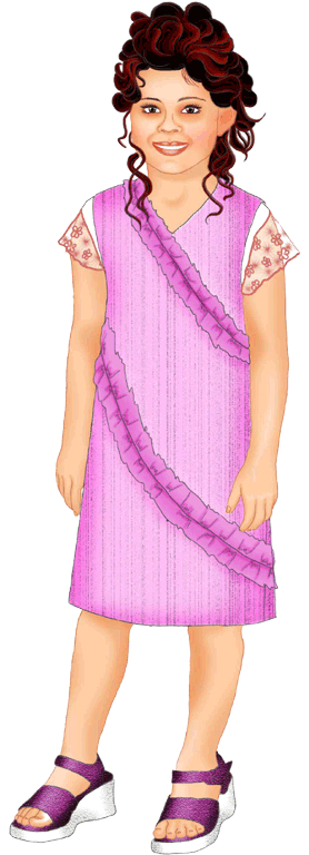 preview - #7081 Sundress with fringes