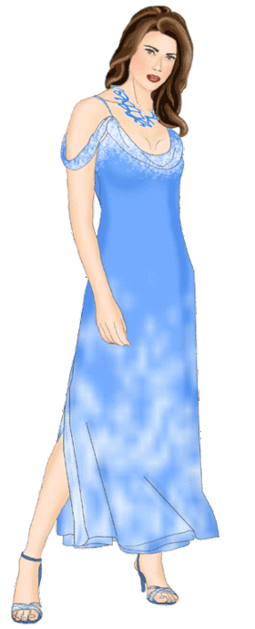 preview - #5325 Blue dress