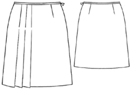 example - #5182 Pleated skirt