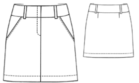 example - #5430 Mini skirt