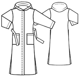 example - #5109 Coat with Patch Pockets