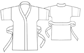 example - #5247 Silk robe
