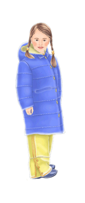 preview - #7063 Padded coat