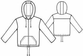 example - #7101 Zip-down Hoodie