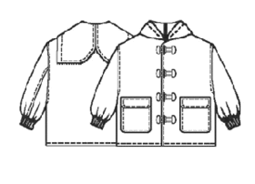 example - #7013 Jacket with Zippered Hood