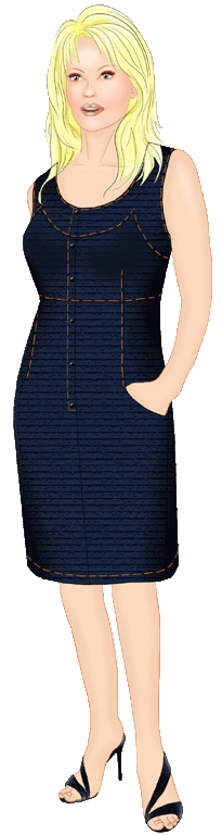 preview - #5617 Sleeveless Dress