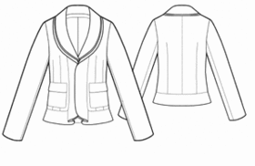 example - #5549 Jacket With Three Collars