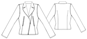 example - #5355 Zippered Jacket
