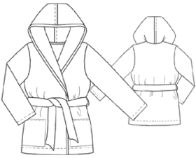 example - #5258 Bath Robe (Jacket)