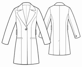 example - #5439 Denim coat