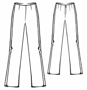 example - #5326 Pants with side stripes