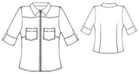 example - #5350 Short-sleeved shirt